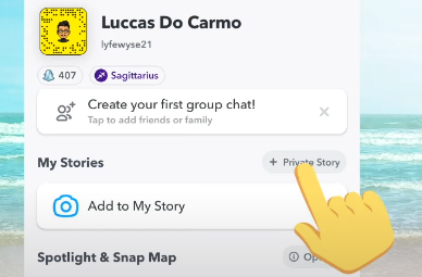 snapchat swipe up to join private story